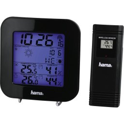Електронна метеостанция HAMA EWS-200, 186310, черен -
