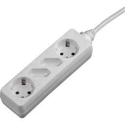 Разклонител HAMA 121921 с 4 гнезда , 2 x шуко + 2 x евро, 1.4 м, Бял - HAMA-121921