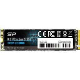 SILICON POWER A60 256GB SSD, M.2 2280, PCIe Gen3x4