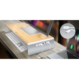 Поставка за монитор j5create JCT425 8 в 1 - USB Type-C/PD/4K HDMI/ 6-Port USB 3.0