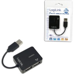 USB HUB 4xUSB2.0, passive, LogiLink UA0139