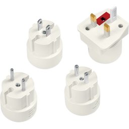 Power Travel Adapter, 4pcs,2A/250V,Logilink PA0186