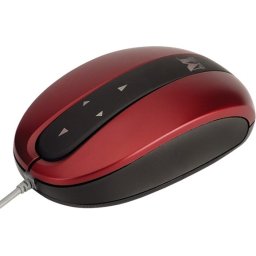 Mouse Modecom MC-802, TouchPad, Black/Red