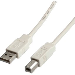 Кабел Roline USB 2.0 A-B, 1.8m