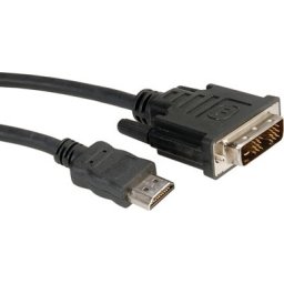 Cable DVI M - HDMI M, 2m, Roline 11.04.5522