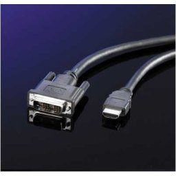 Cable DVI M - HDMI M, 5m, Roline 11.04.5552