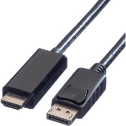 Roline Cable DP M - HDMI M, 2m, 4K