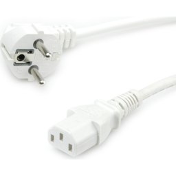 Power cable Computer, 1.8m, White,Value 19.99.1019