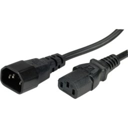 Power cable C14 to C13 extension, 3m, OEM