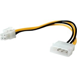 Cable adapter PSU 4pin to 4pin, Roline 11.03.1019