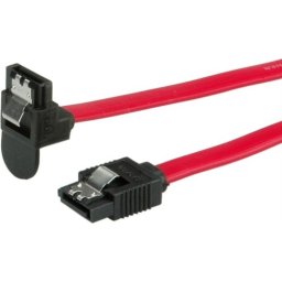 Roline SATA cable Latch, Angled, 0.5m