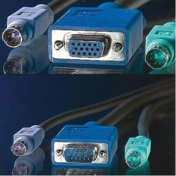 Cable KVM 1xHD15M/F, 2xPS2M/M,3m,Roline 11.01.5463