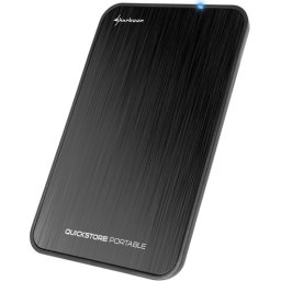 Ext case U3.1-to-SATA2.5", Sharkoon Alum.