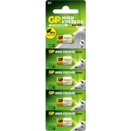 Алкална батерия GP А10 9V за дистанционни /5бр./pack цена за 1 бр./