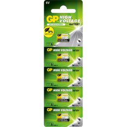 Алкална батерия GP А11 6V за дистанционни /5бр./pack цена за 1 бр./