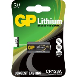 Батерия литиева Фото GP CR-123 3V