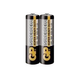 Цинк карбонова батерия GP R6 SUPERCELL 15PL-S2 /2 бр. в опаковка/ shrink 1.5V