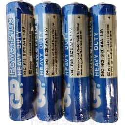 Цинк карбонова батерия GP POWERPLUS R03 AAA 4 бр. shrink 1.5V