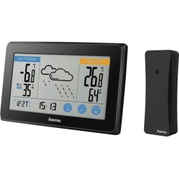 Метеостанция HAMA Touch, Температура, Влажност, Черена
