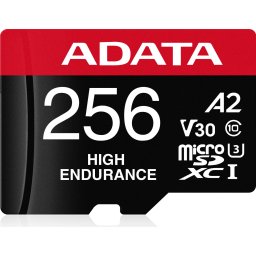 microSDXC карта ADATA High Endurance 256GB UHS-I U3 A2