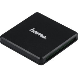 Четец за карти HAMA Multi, USB 3.0, SD/microSD/CF, 5 Gbps, Черен