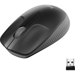 Безжична мишка Logitech M190 Charcoal
