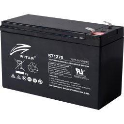 Оловна Батерия RITAR (RT1270) AGM 12V/7Ah - 151x65x94 mm