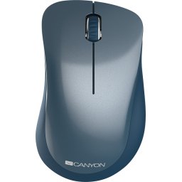 Canyon 2.4 GHz Wireless mouse ,with 3 buttons, DPI 1200, Battery:AAA*2pcs ,Blue67*109*38mm 0.063kg