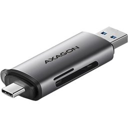 AXAGON CRE-SAC - card reader with USB-C / USB-A