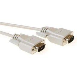 Кабел ACT AK2185, D-sub 9 pin мъжко - D-sub 9 pin мъжко, 1.8м, Бял, булк