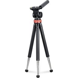Трипод HAMA Traveller Pro, за смартфони, GoPros,фото камери, 106 см, 2D, Черен
