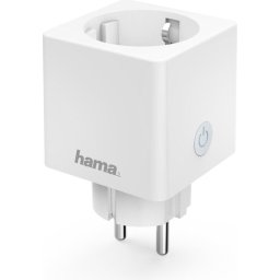Смарт контакт HAMA Mini, WiFi, 3680W, 16A,измерване на сумарна енергийна консумация