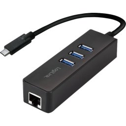Logilink USB-C to Giga LAN + 3xU3.0 HUB