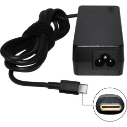 Зарядно Lenovo 65W USB Type-C, IEC C5