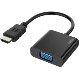 Конвертор HDMI мъжко към VGA женско HAMA ,full HD1080p