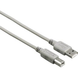 Кабел HAMA 200902 USB-A мъжко - USB-B мъжко, 5 м, Стандарт