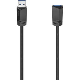 Удължителен кабел HAMA 200628 USB-A мъжко - USB-А женско,1.5 м, екраниран