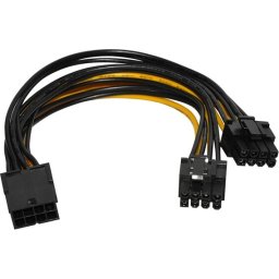 Преходник PCI-E Splitter 8pin -> 2x 8pin