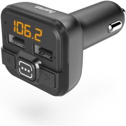 FM Трансмитер HAMA AUX-IN + USB-IN, MP3, Черен