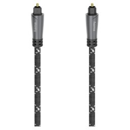 Оптичен аудио кабел HAMA ODT plug (Toslink), метал, 1.5 м