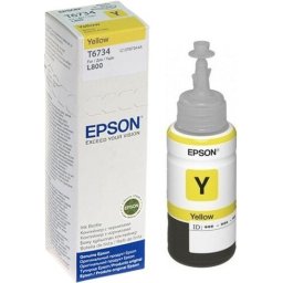 Консуматив Epson T6734 Yellow ink bottle, 70ml