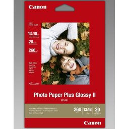 Хартия Canon Plus Glossy II PP-201, 13x18 cm, 20 sheets