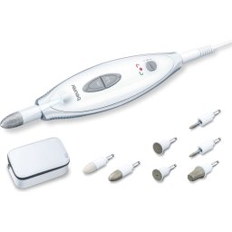Комплект за маникюр/педикюр Beurer MP 41 Manicure/pedicure set, 7 attachments, 2 speed levels, LED light, storage case