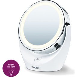 Козметично огледало Beurer BS 49 lluminated cosmetic mirror; 12 LEDs; 5 x zoom; 2 mirrors; 11 cm