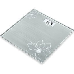 Везна Beurer GS 10 Glass bathroom scale Gray; Automatic switch-off, overload indicator; 180 kg / 100 g
