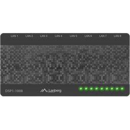 Комутатор Lanberg switch DSP1-1008 - 8-port, 1GB/s