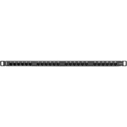 Пач панел Lanberg patch panel 24 port 0.5U CAT.6, black