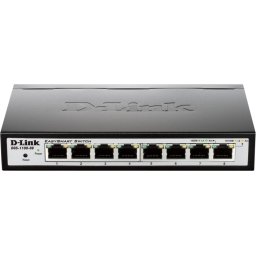 Суич D-Link DGS-1100-08V2 - 8-портов Gigabit Switch, управляем