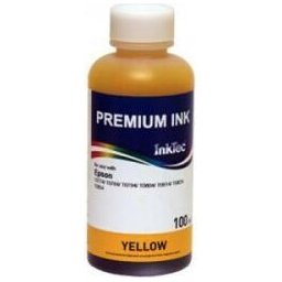 Бутилка с мастило INKTEC за Canon CLI-221Y/821Y/521Y , Жълт, 100 ml