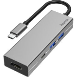 4-портов хъб USB-C HAMA Aluminium